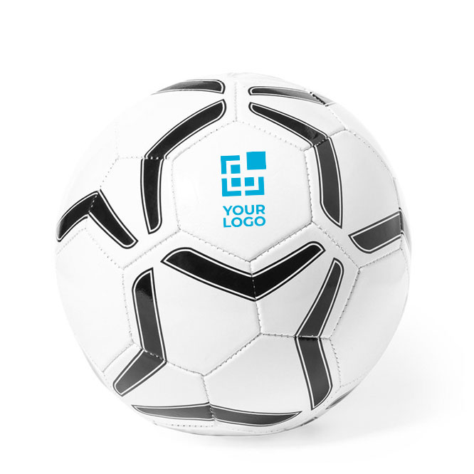 Ballon de football - Blanc,Vert imprimé et personnalisé pour votre  entreprise - Crafters