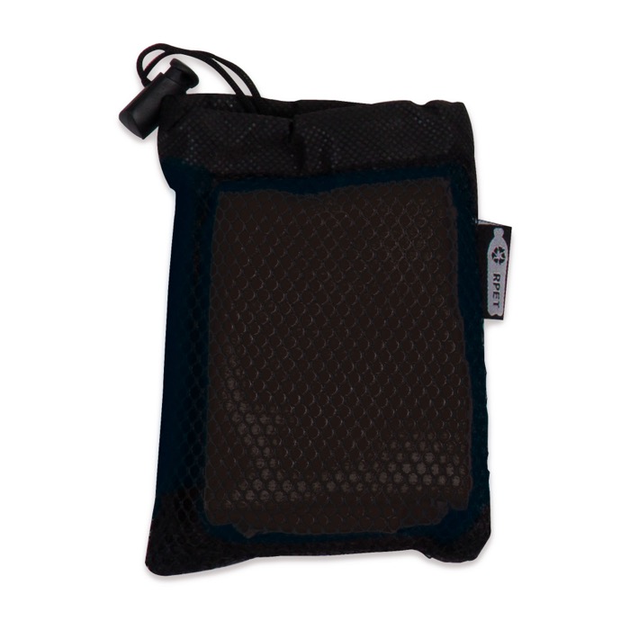 Serviette sport personnalisée en microfibre avec housse Crossfit couleur noir