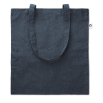 Sac écologique personnalisable recyclé 140 g/m2 Reciclo couleur bleu