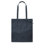 Sac écologique personnalisable recyclé 140 g/m2 Reciclo couleur bleu deuxième vue