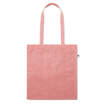 Sac écologique personnalisable recyclé 140 g/m2 Reciclo couleur rouge deuxième vue