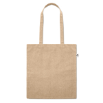 Sac écologique personnalisable recyclé 140 g/m2 Reciclo couleur beige deuxième vue