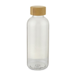 Bouteilles personnalisées en plastique recyclé 650ml RPET Nature couleur transparent