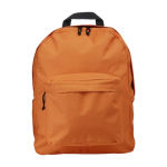 Sacs à dos personnalisables en polyester 600D School Color couleur orange première vue