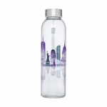Gourde Downtown Crystal 500ml couleur gris