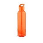 Gourde en verre personnalisables colorées 500ml Sunset Crystal couleur orange