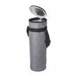 Sacs isotherme pour bouteilles de 1,5 L en polyester recyclé couleur gris deuxième vue