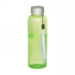 Gourde en plastique publicitaire recyclé antifuites 500 ml RPET couleur vert lime transparent