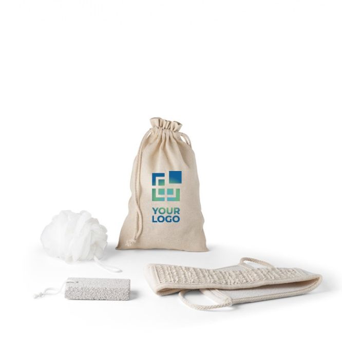 kit pour le spa avec logo