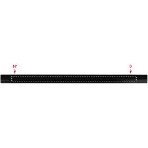 Position du marquage back laser