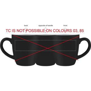 Position du marquage mug tc