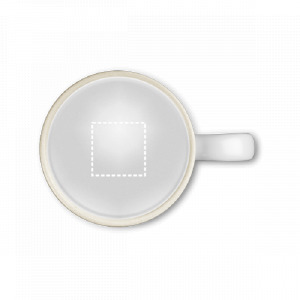 Position du marquage tasse dessous