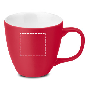 Position du marquage tasse corps