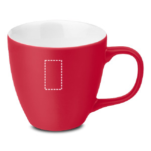 Position du marquage tasse corps