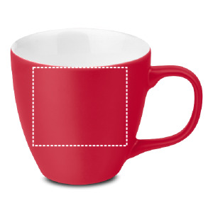 Position du marquage tasse corps