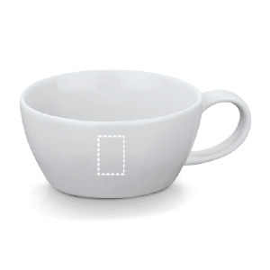 Position du marquage tasse corps