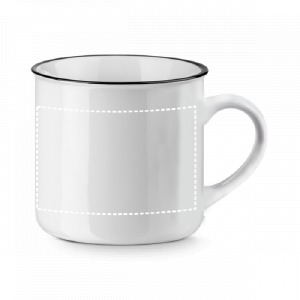 Position du marquage tasse corps