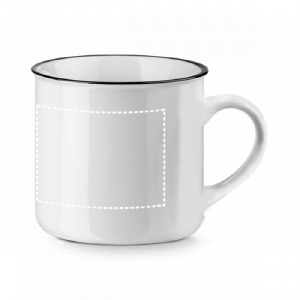 Position du marquage tasse corps