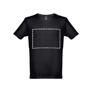 Position du marquage t-shirt manches courtes poitrine