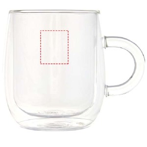 Mug personnalisé en verre à double paroi