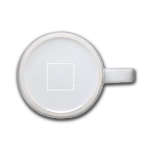 Position du marquage tasse dessous