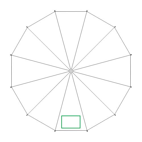 Position du marquage position 1