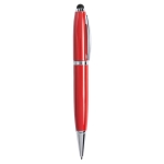 Stylo USB publicitaire pas cher à mine noire avec stylet Touch couleur rouge