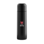 Thermos personnalisé pas cher aux couleurs vives 500ml Colors couleur noir troisième vue principale