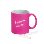 Mugs publicitaires avec finition néon mat de 350ml Neon couleur fuchsia image avec logo 4