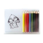 Crayons de couleur personnalisés avec dessins d'animaux Animal Fun couleur multicolore