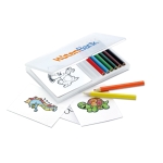 Crayons de couleur personnalisés avec dessins d'animaux Animal Fun couleur multicolore deuxième vue principale