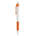 Stylo publicitaire pas cher classique avec Encre Bleue Color Grip couleur orange