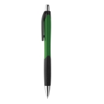 Stylos avec logo en plastique bicolore avec Encre Bleue Creative couleur vert