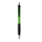 Stylos avec logo en plastique bicolore avec Encre Bleue Creative couleur vert lime première vue