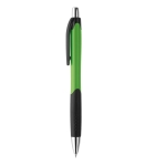 Stylos avec logo en plastique bicolore avec Encre Bleue Creative couleur vert clair