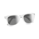 Lunettes de soleil personnalisées avec protection UV400 Regular couleur blanc