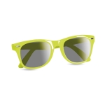 Lunettes de soleil personnalisées avec protection UV400 Regular couleur vert lime