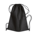 Sac à dos cordelette personnalisable non woven 80g/m2 Basic couleur noir