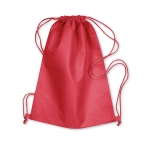 Sac à dos cordelette personnalisable non woven 80g/m2 Basic couleur rouge