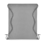 Sac à dos cordelette personnalisable non woven 80g/m2 Basic couleur gris deuxième vue