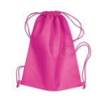 Sac à dos cordelette personnalisable non woven 80g/m2 Basic couleur fuchsia