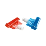 Bouteille en plastique pliable avec mousqueton 460 ml Clip couleur rouge