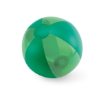 Ballon de plage personnalisé avec effet transparent et mate Seaside couleur vert deuxième vue