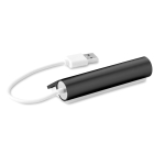 Hub USB publicitaire en aluminium coloré avec 4 ports USB 2.0 Alu couleur noir deuxième vue