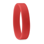 Bracelet en silicone personnalisé livraison 6-8 jours Regular Express couleur rouge