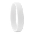 Bracelet en silicone personnalisé livraison 6-8 jours Regular Express couleur blanc