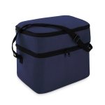 Sac isotherme en polyester 600D avec 2 compartiments Freeze couleur bleu