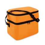 Sac isotherme en polyester 600D avec 2 compartiments Freeze couleur orange