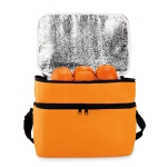 Sac isotherme en polyester 600D avec 2 compartiments Freeze couleur orange troisième vue