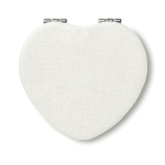 Miroir de poche pliable en forme de cœur Valentine